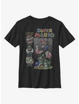 Nintendo Super Mario Comic Youth T-Shirt, , hi-res