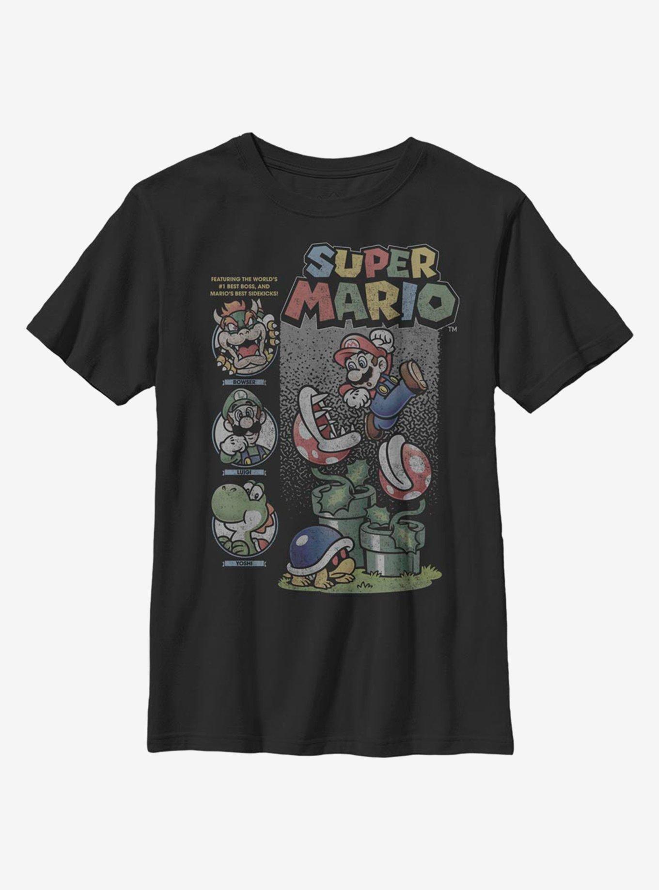 Nintendo Super Mario Comic Youth T-Shirt, , hi-res