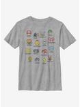 Nintendo Super Mario Kart Objects Youth T-Shirt, ATH HTR, hi-res