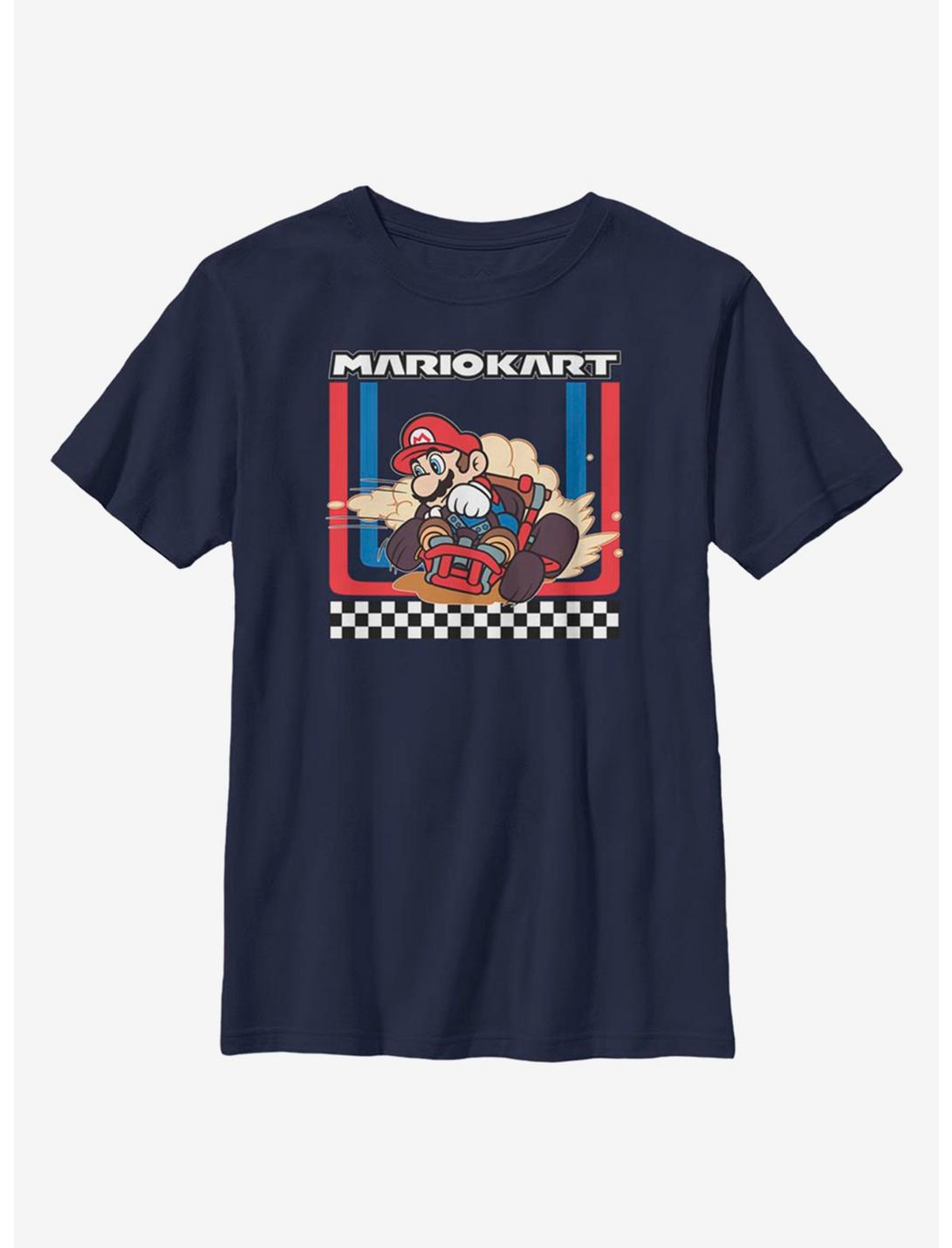 Nintendo Super Mario Kartin' Youth T-Shirt, NAVY, hi-res
