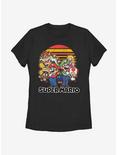 Nintendo Super Mario Group Womens T-Shirt, BLACK, hi-res