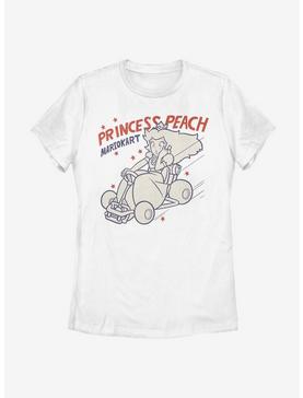 Nintendo Super Mario Peach Kart Womens T-Shirt, , hi-res