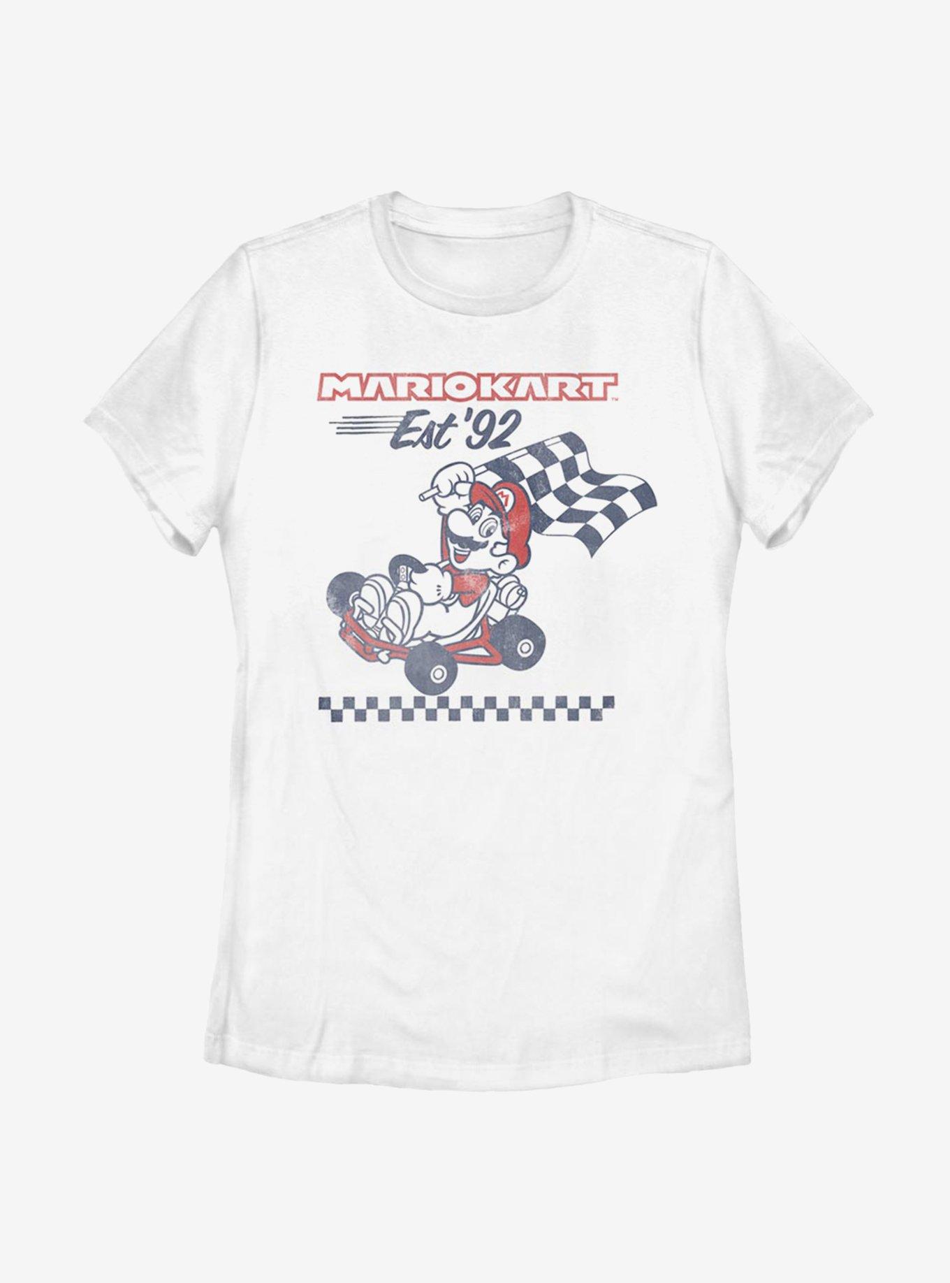 Nintendo Super Mario Retro Racing Womens T-Shirt, , hi-res
