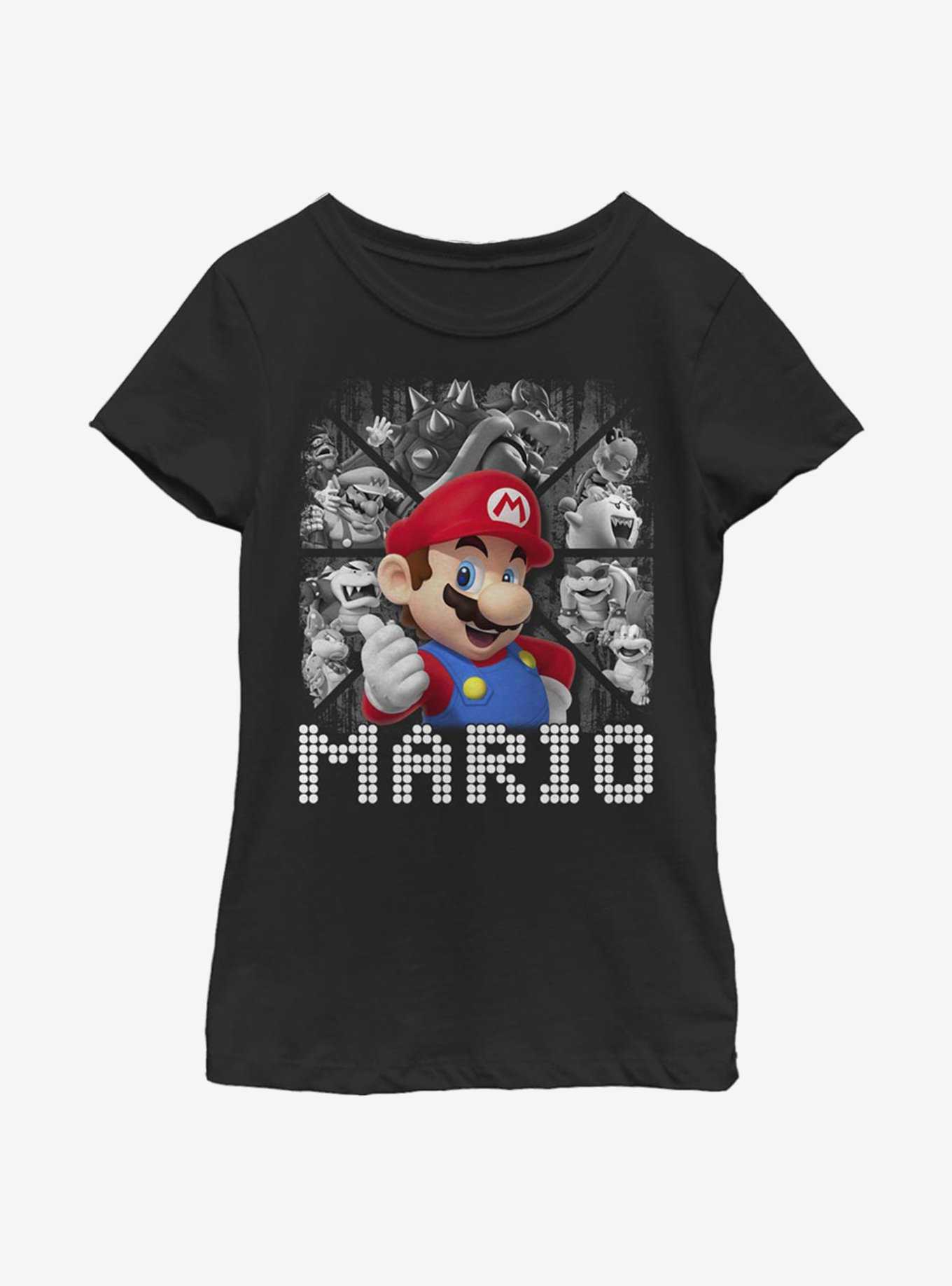 Nintendo Super Mario Buddies Youth Girls T-Shirt, , hi-res