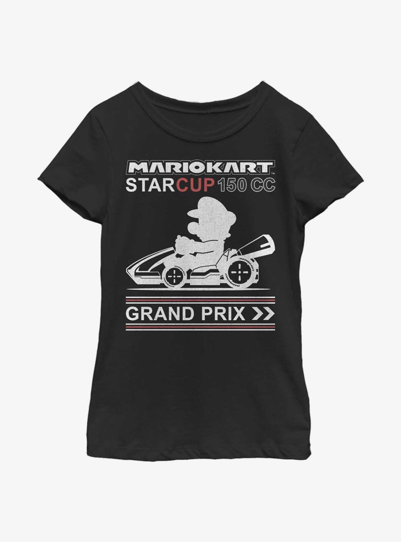 Nintendo Super Mario Star Cup Youth Girls T-Shirt, , hi-res