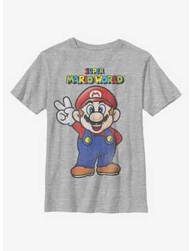 Nintendo Super Mario Peace Youth T-Shirt, , hi-res
