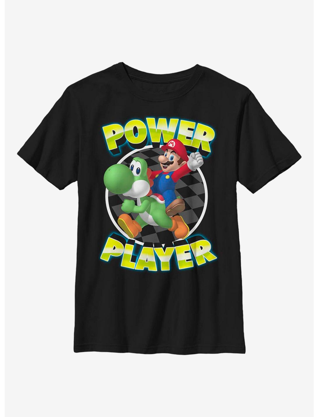 Nintendo Super Mario Ready Player Youth T-Shirt, BLACK, hi-res