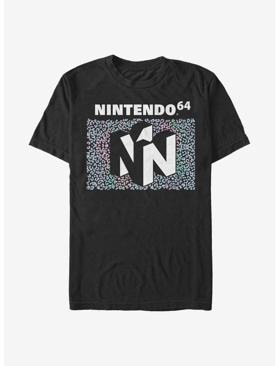 Nintendo Holo Cheetah T-Shirt, BLACK, hi-res
