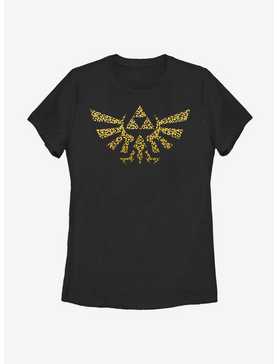 Nintendo The Legend Of Zelda Triforce Cheetah Womens T-Shirt, , hi-res