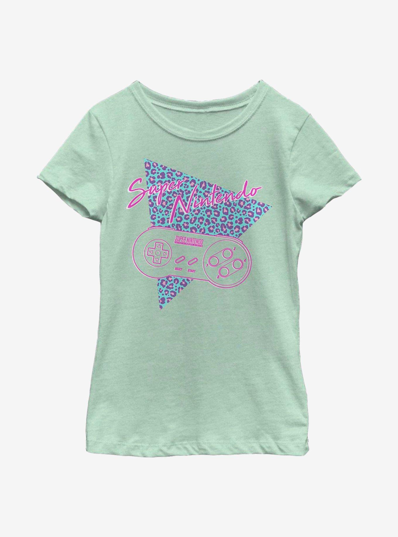 Nintendo Cheetah SNES Youth Girls T-Shirt, , hi-res