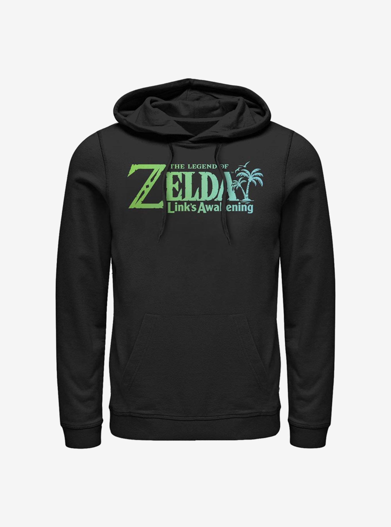 Nintendo The Legend Of Zelda Link's Awakening Grad Hoodie, BLACK, hi-res