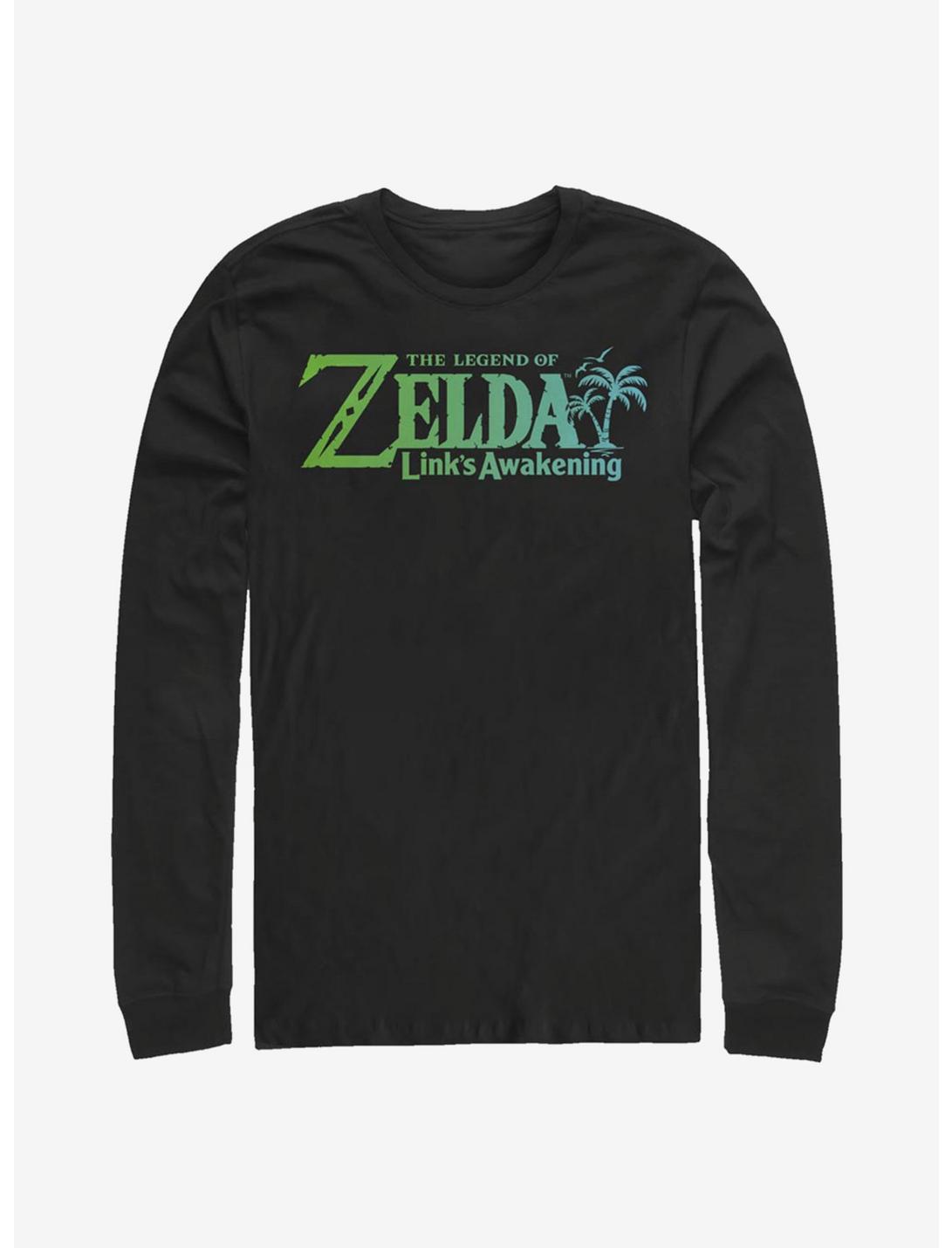 Nintendo The Legend Of Zelda Link's Awakening Grad Long-Sleeve T-Shirt, BLACK, hi-res