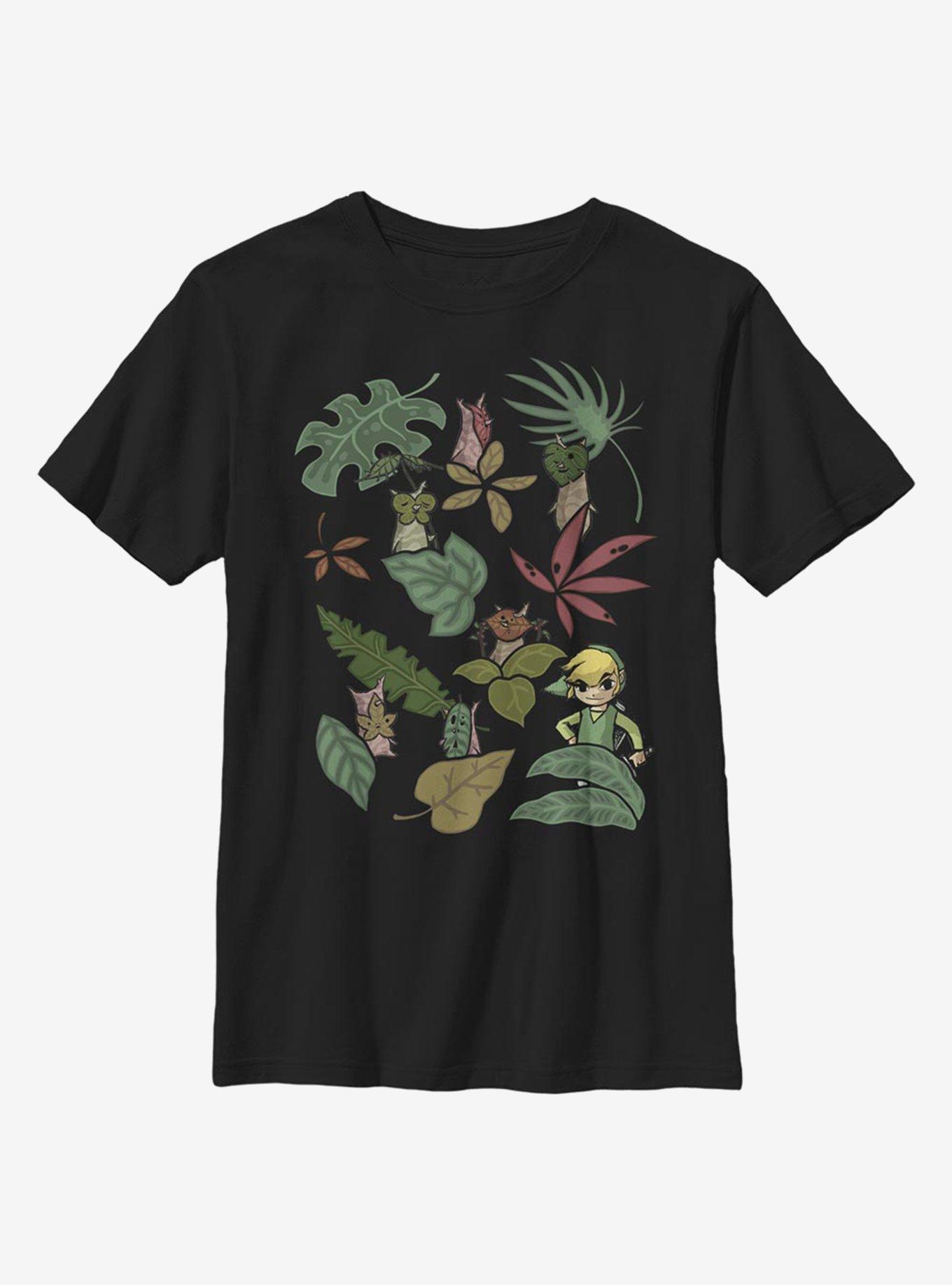 Nintendo The Legend Of Zelda Leafy Link Youth T-Shirt, , hi-res
