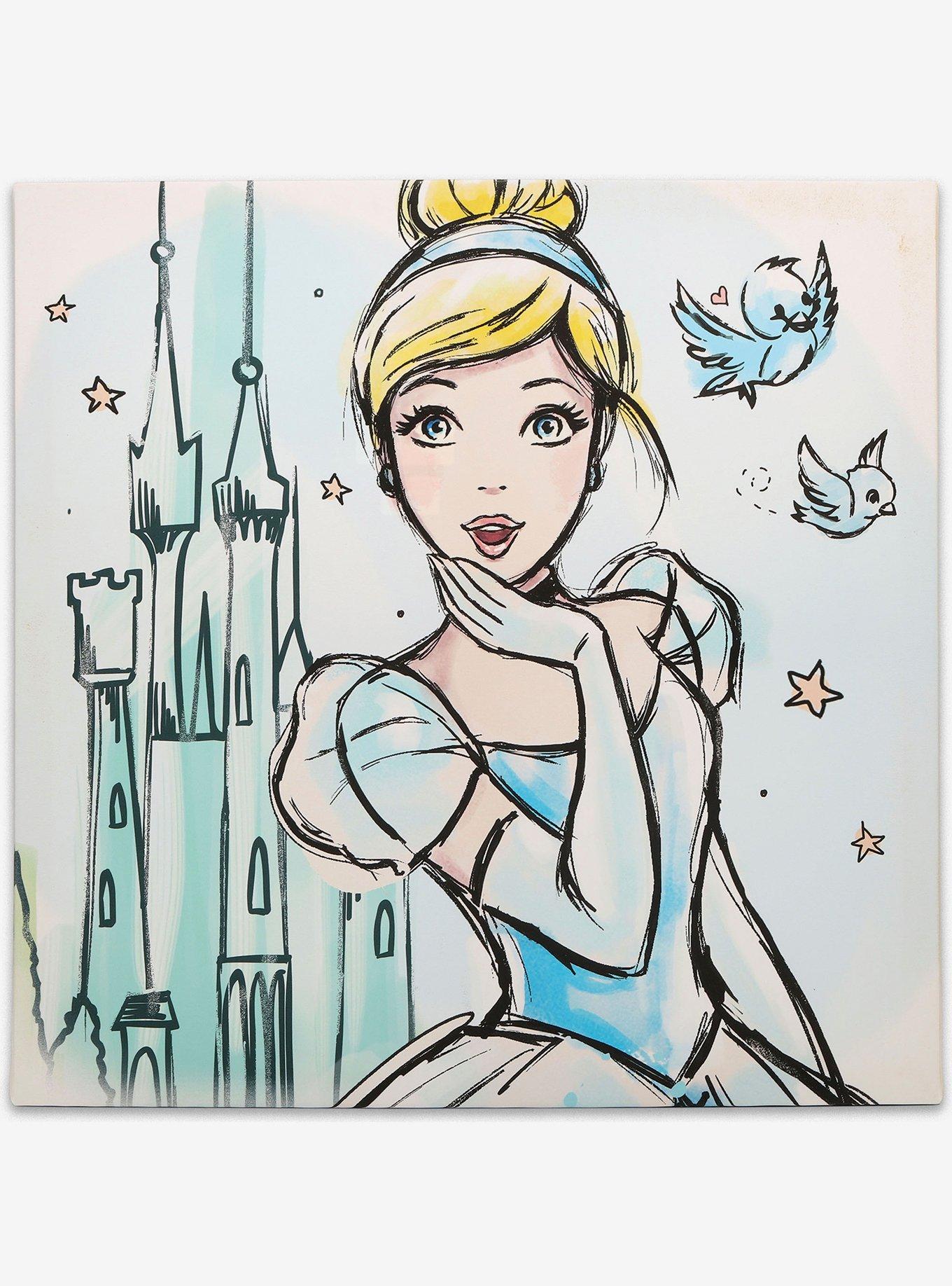 Disney Cinderella Canvas Wall D&eacute;cor, , hi-res