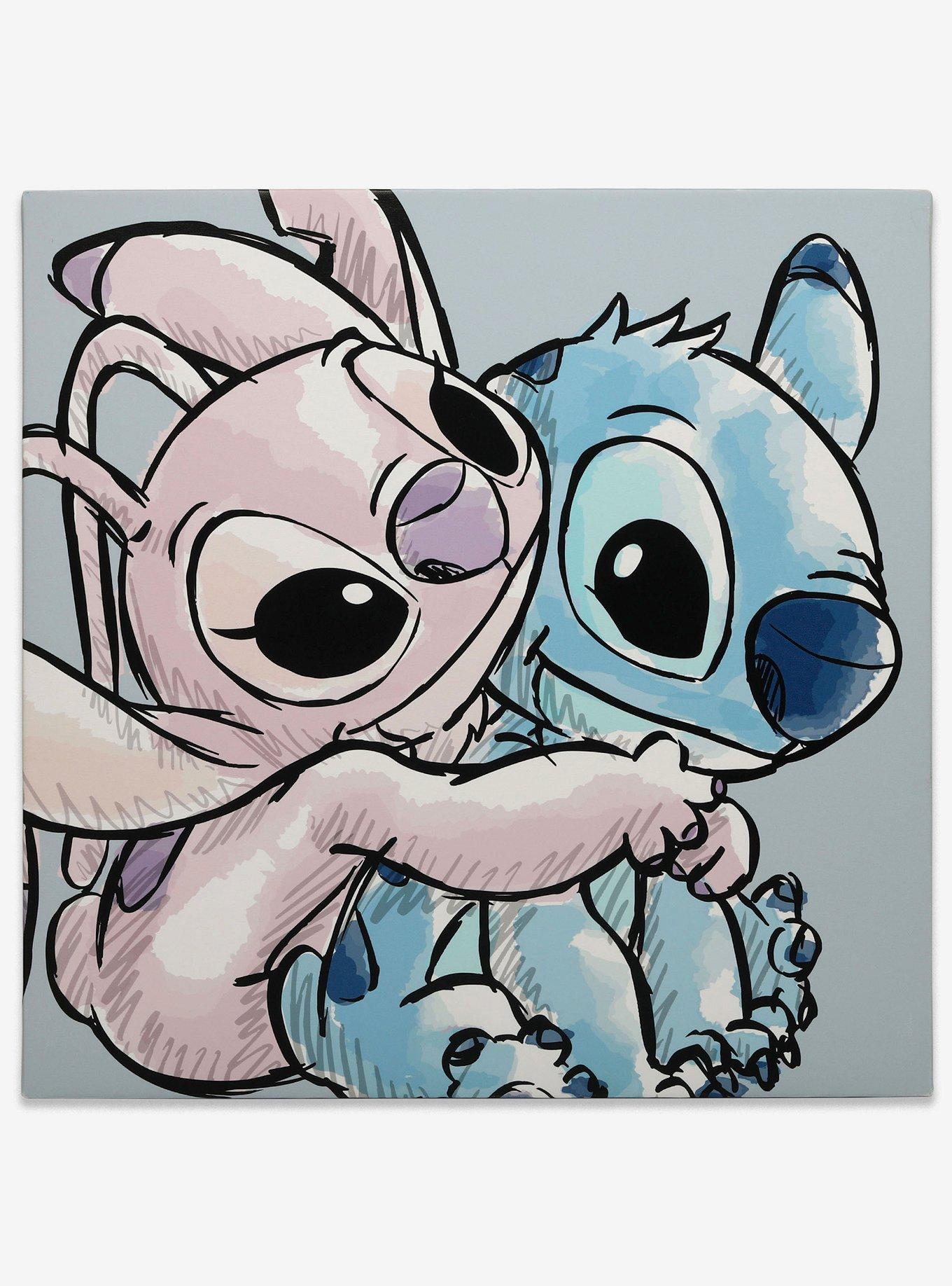 Disney Lilo & Stitch And Angel Canvas Wall D&eacute;cor, , hi-res
