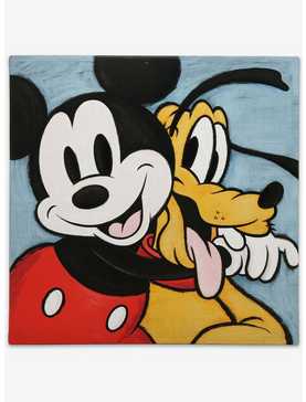 Disney Mickey Mouse And Pluto Canvas Wall Décor, , hi-res