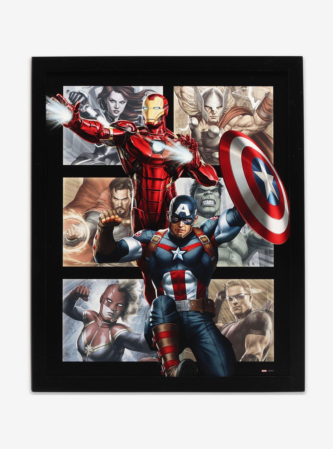 Marvel Avengers Framed Wall Décor, , hi-res