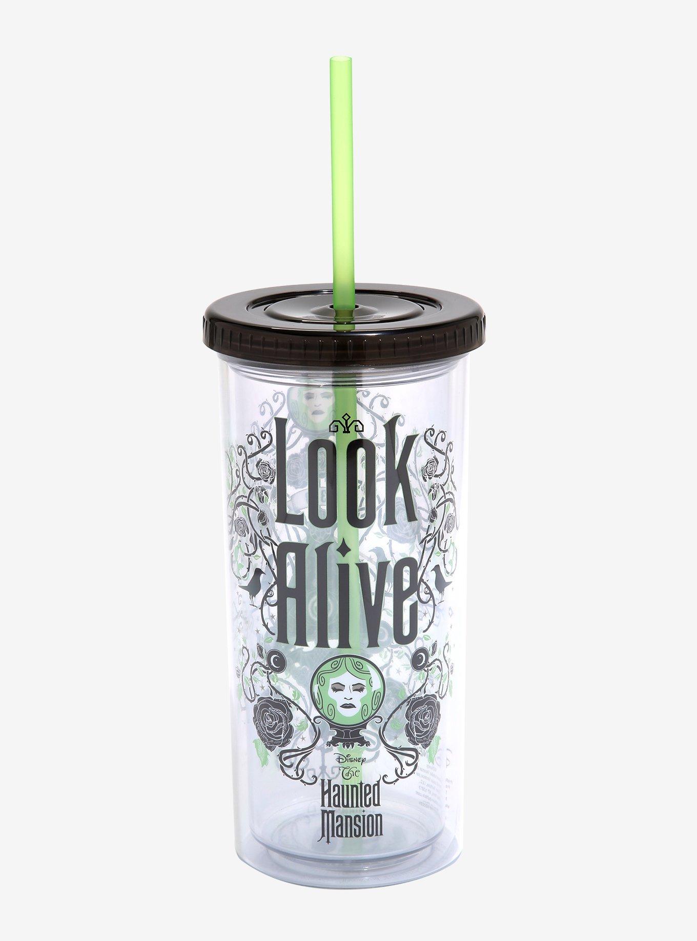 Disney Tumbler with Straw - The Haunted Mansion Icons