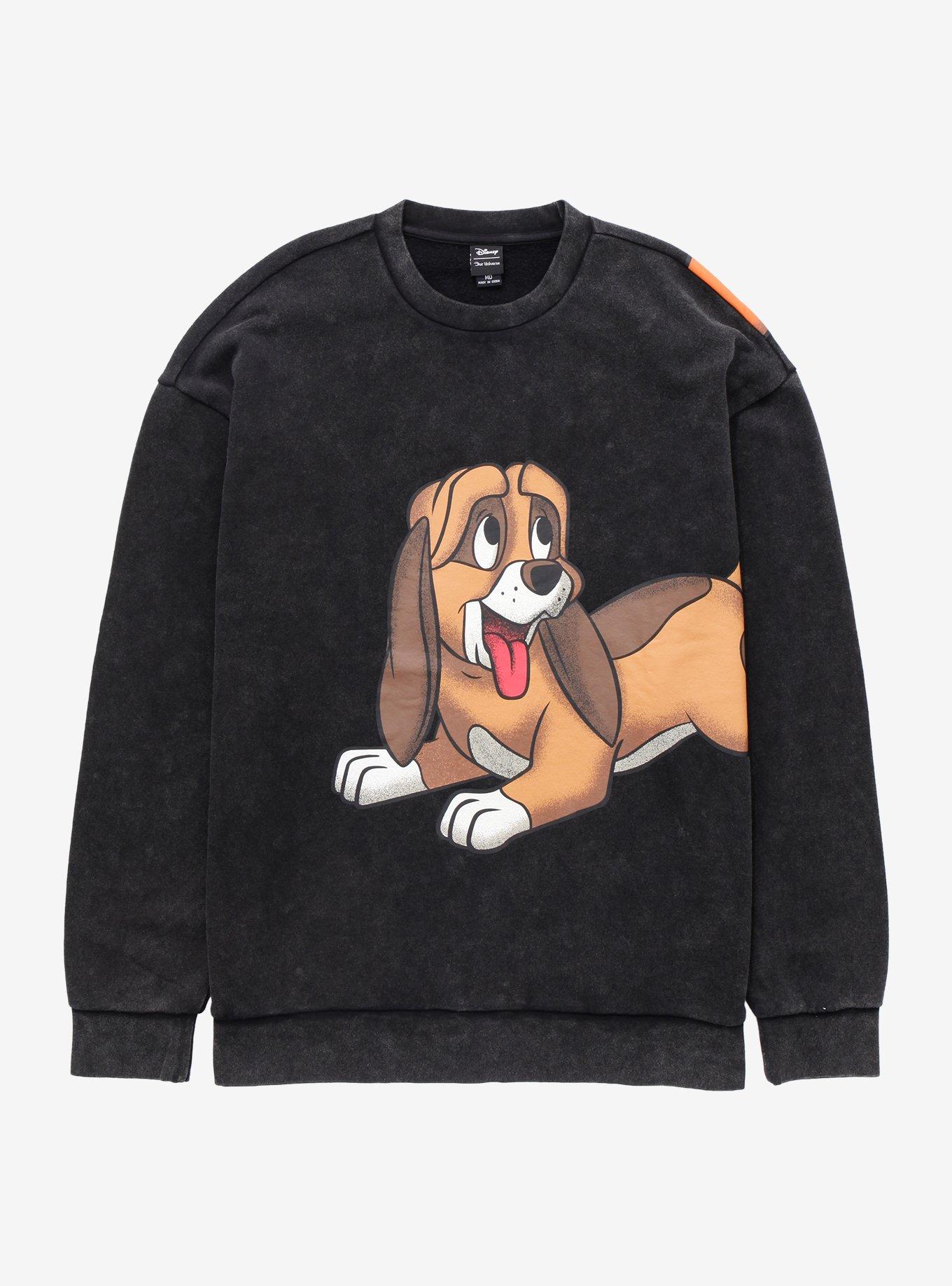 Disney The Fox And The Hound Copper And Tod Vintage Crewneck, MULTI, hi-res