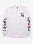 Disney Tangled Pascal with Flowers Women's Long Sleeve T-Shirt - BoxLunch Exclusive, LIGHT PINK, hi-res