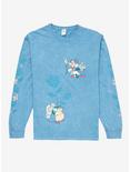 Disney Cinderella Jaq & Gus with Flowers Long Sleeve T-Shirt - BoxLunch Exclusive, LIGHT BLUE, hi-res