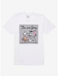 Tom and Jerry Cursive Graphic T-Shirt - BoxLunch Exclusive, OFF WHITE, hi-res