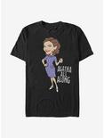 Extra Soft Marvel WandaVision Agatha All Along Cartoon T-Shirt, BLACK, hi-res