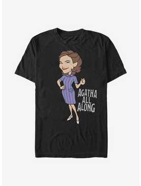 Extra Soft Marvel WandaVision Agatha All Along Cartoon T-Shirt, , hi-res