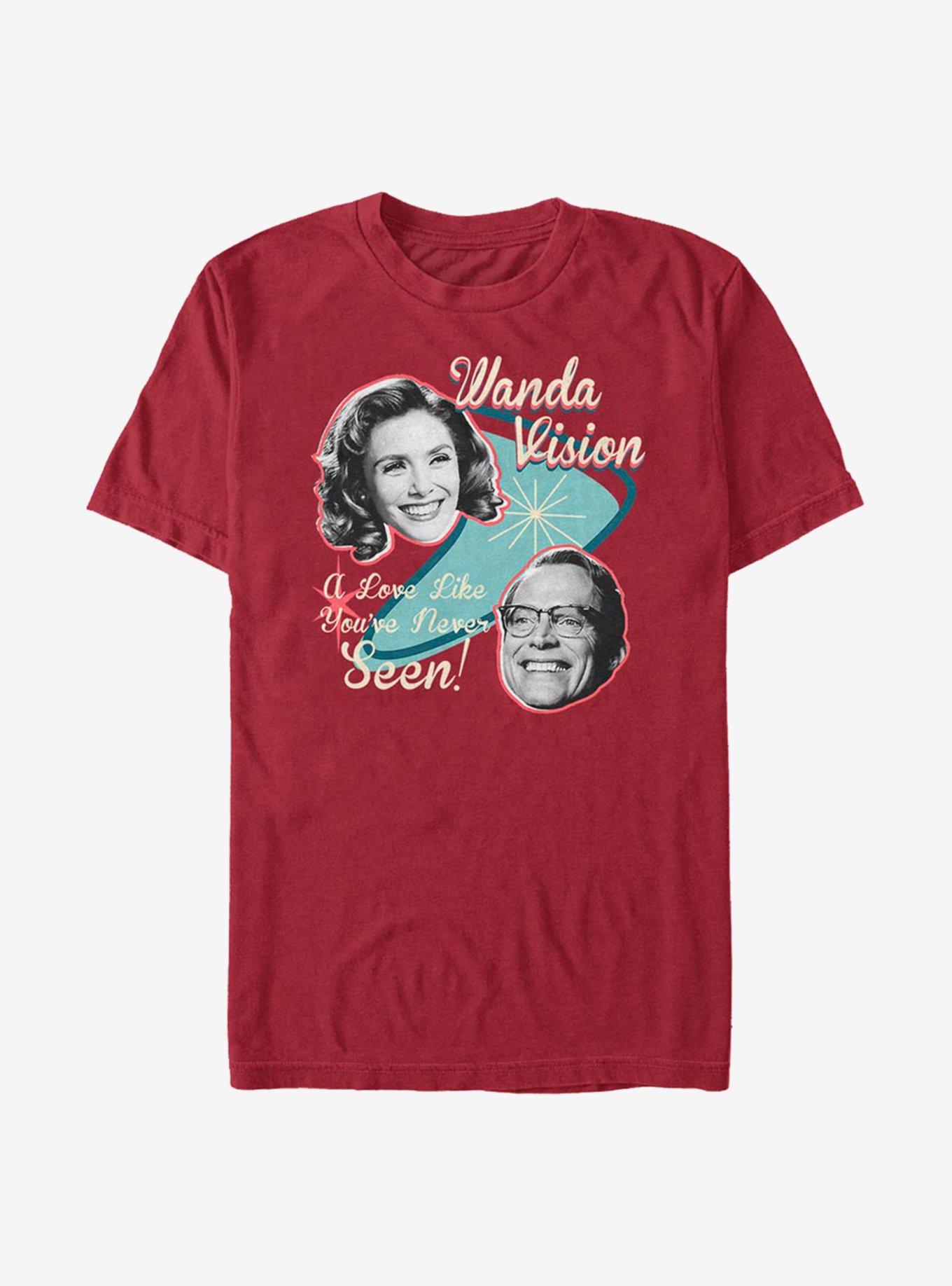 Extra Soft Marvel WandaVision Classic Wanda T-Shirt, CARDINAL, hi-res