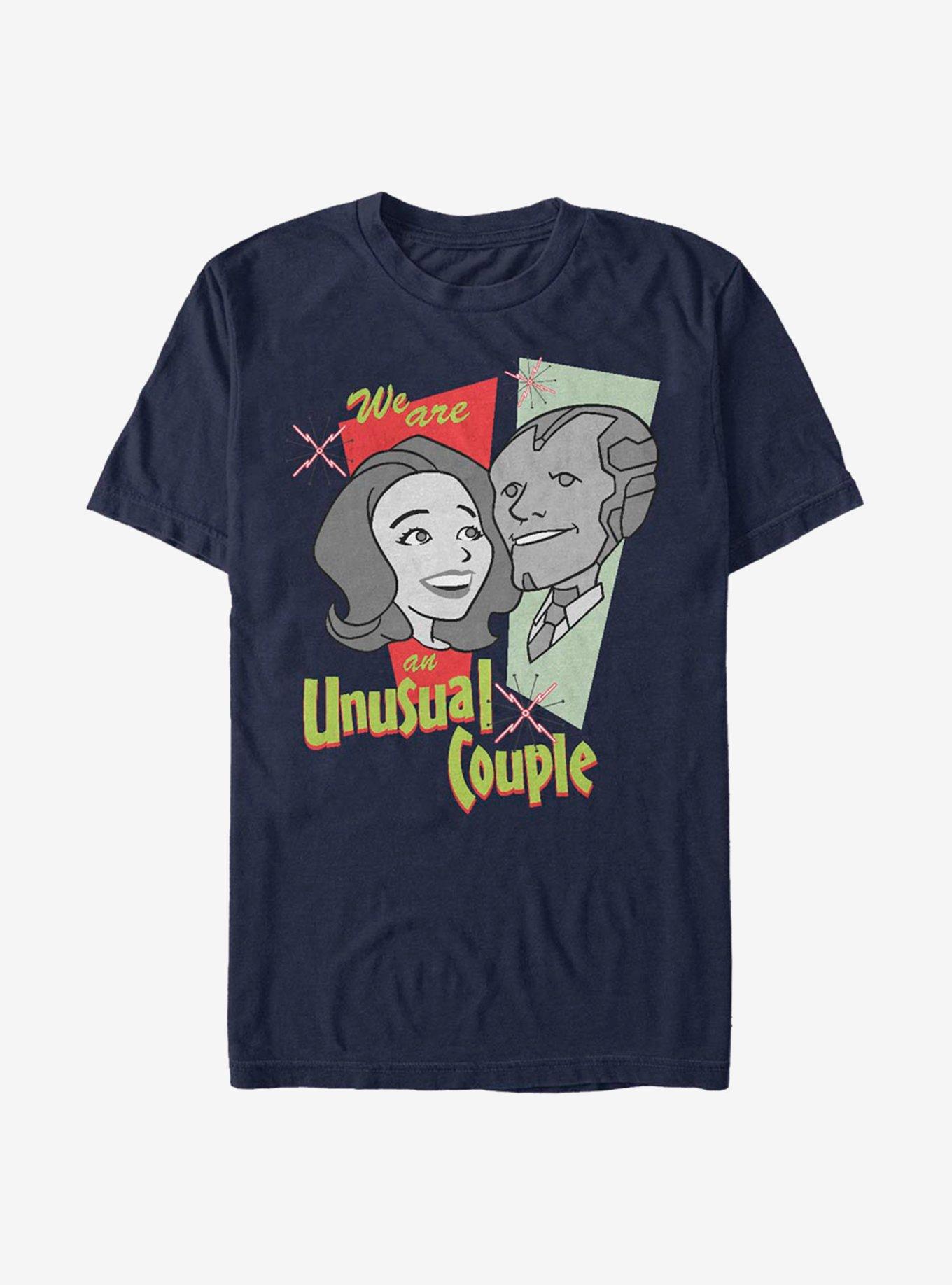 Extra Soft Marvel WandaVision Paired Couple T-Shirt, NAVY, hi-res