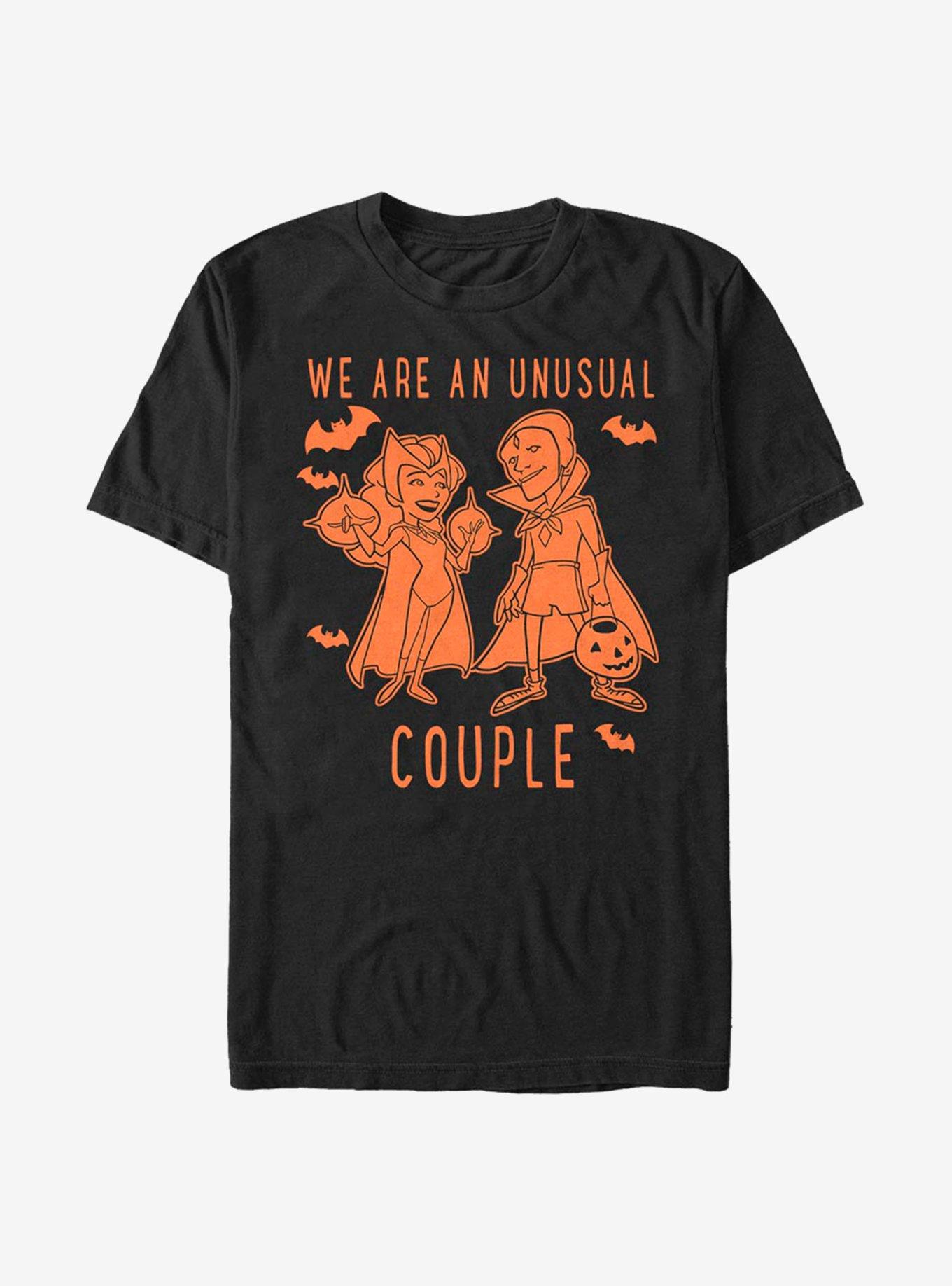 Extra Soft Marvel WandaVision Unusual Couple Costume T-Shirt, BLACK, hi-res