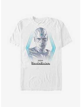 Extra Soft Marvel WandaVision Vision Online T-Shirt, WHITE, hi-res