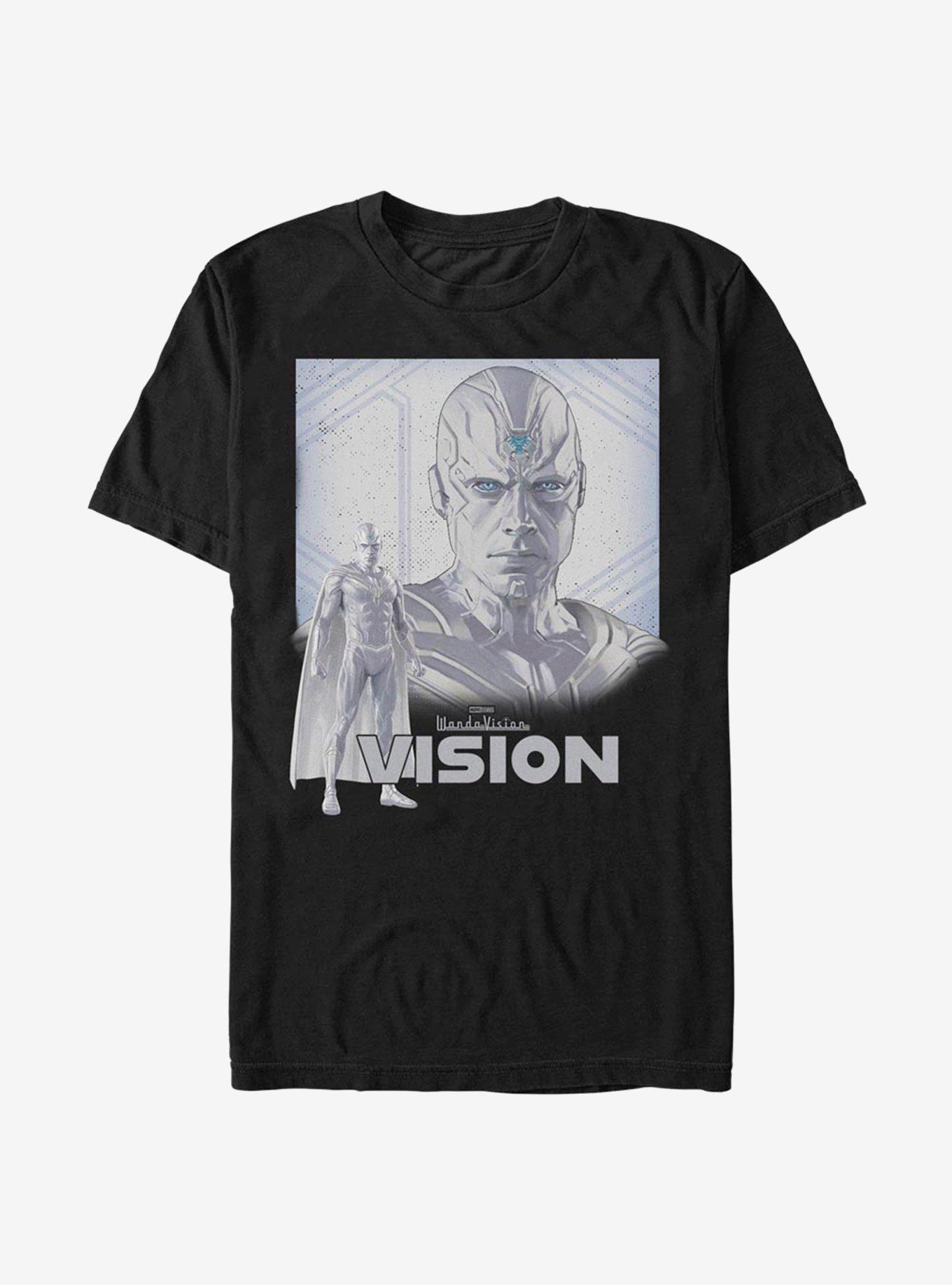 Extra Soft Marvel WandaVision Vision Sentient Weapon T-Shirt, BLACK, hi-res