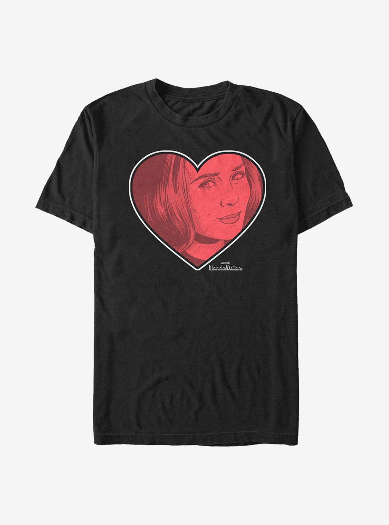 Extra Soft Marvel WandaVision Wanda Love T-Shirt, BLACK, hi-res