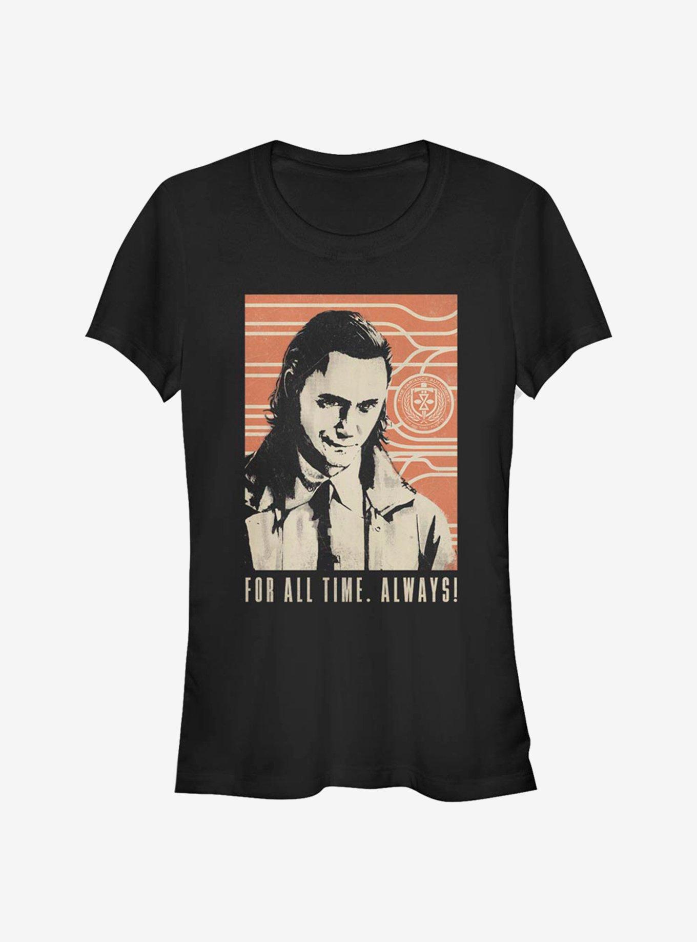 Marvel Loki Time Always Girls T-Shirt, BLACK, hi-res