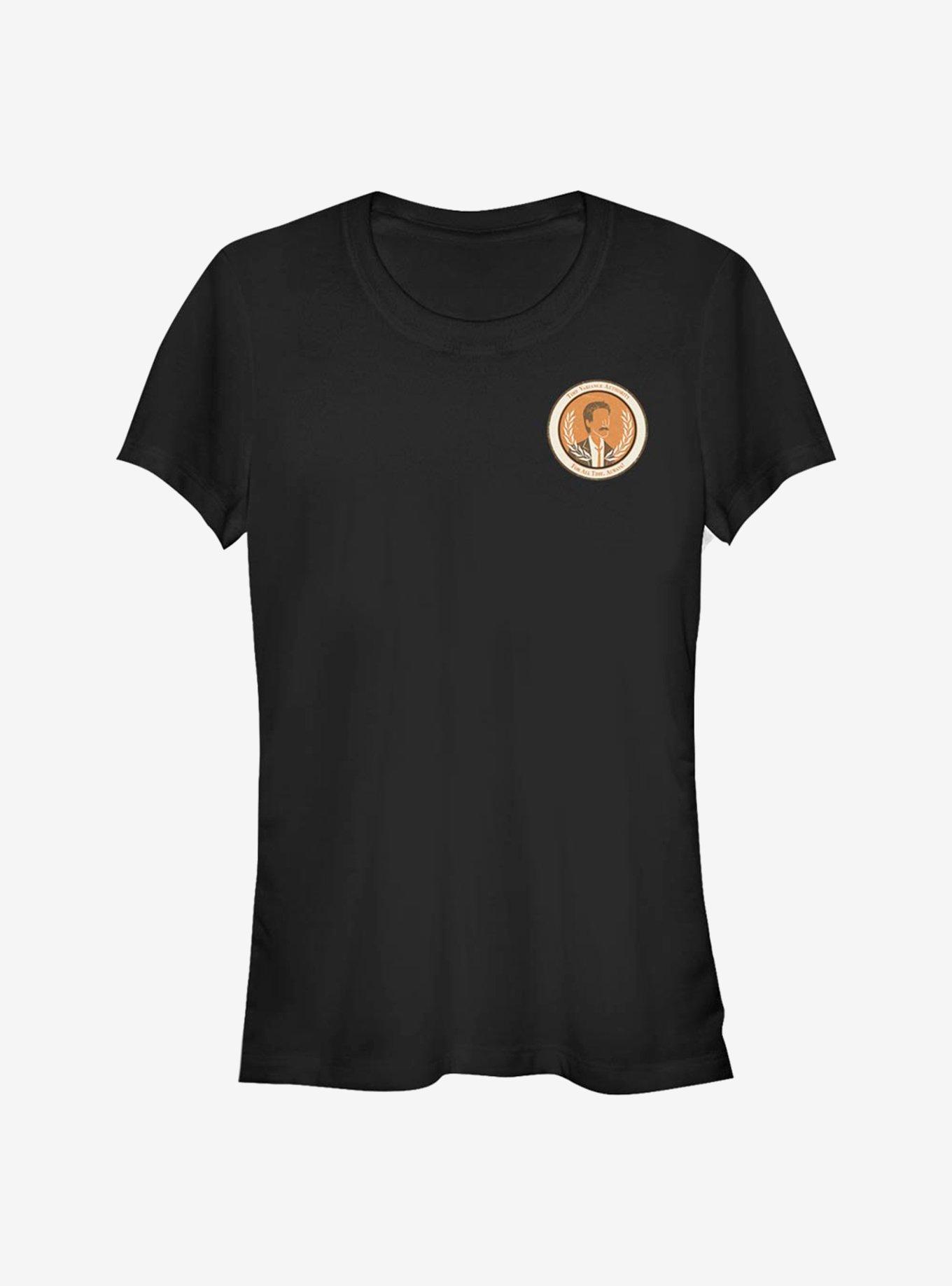 Marvel Loki Time Variance Authority Badge Girls T-Shirt, , hi-res
