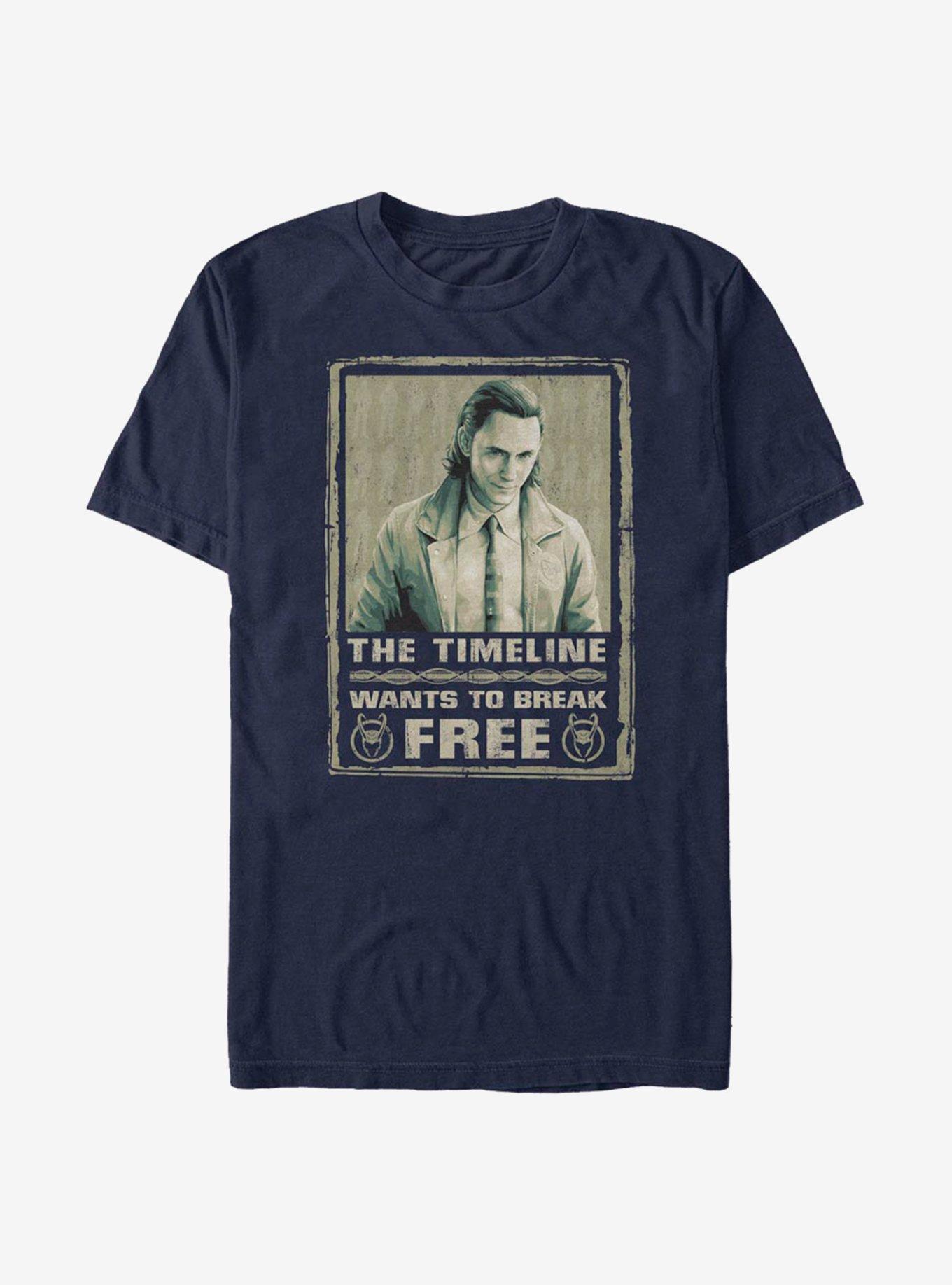 Marvel Loki Break Free T-Shirt, NAVY, hi-res