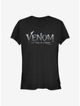 Marvel Venom: Let There Be Carnage Venom Logo Girls T-Shirt, BLACK, hi-res