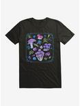 Mushroom Purple Haze T-Shirt, BLACK, hi-res
