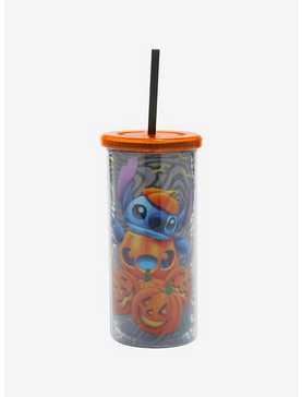 Disney Lilo & Stitch Glow-In-The-Dark Pumpkin Acrylic Travel Cup, , hi-res