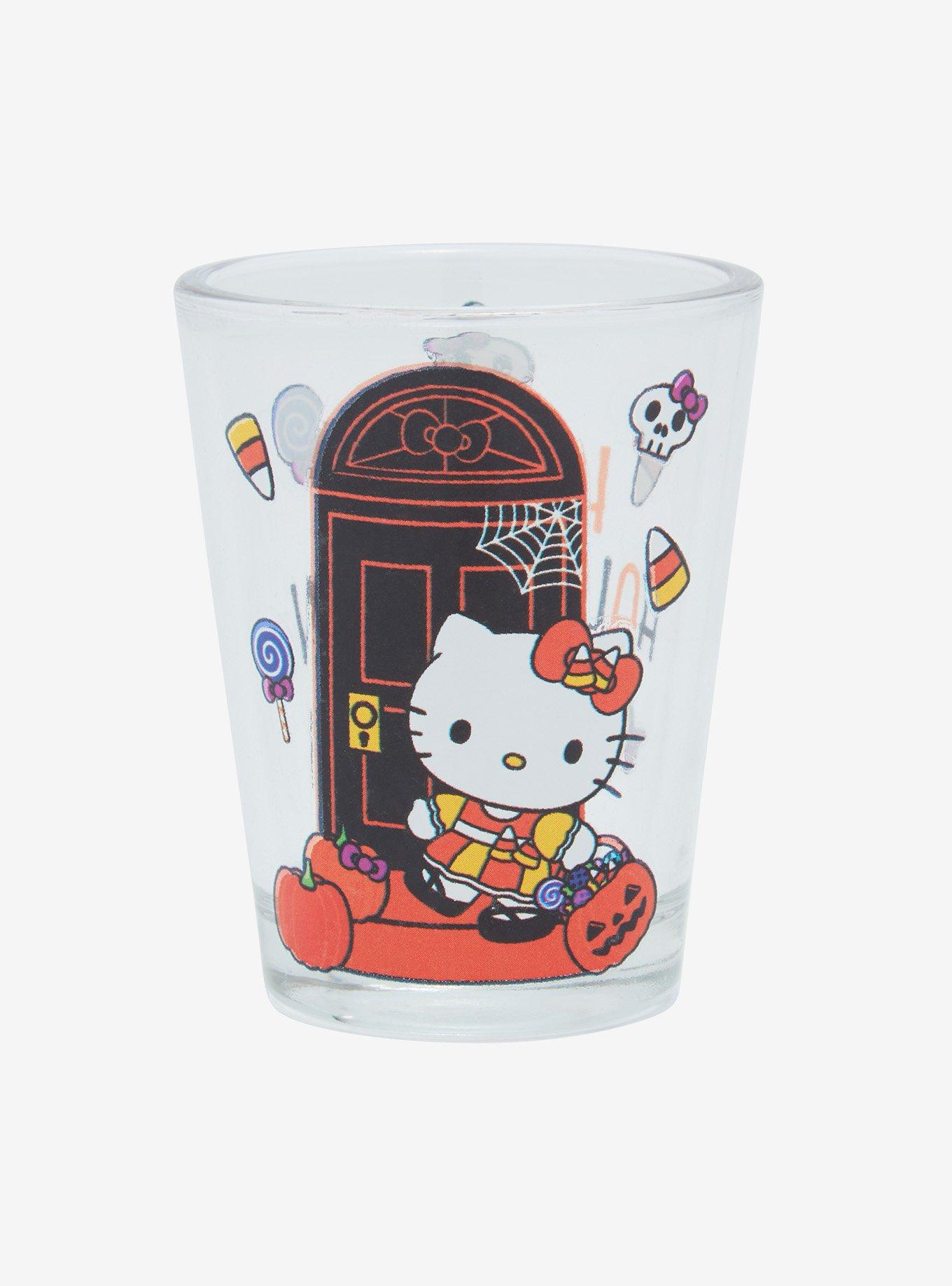 Hello Kitty halloween store glassware set and shot glass set