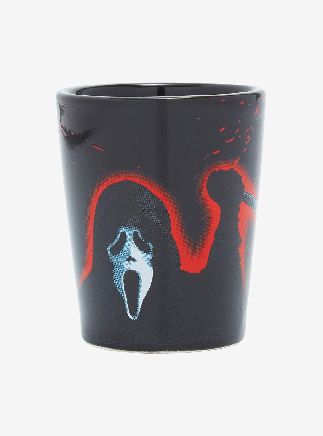 Scream Ghost Face Mini Glass, , hi-res