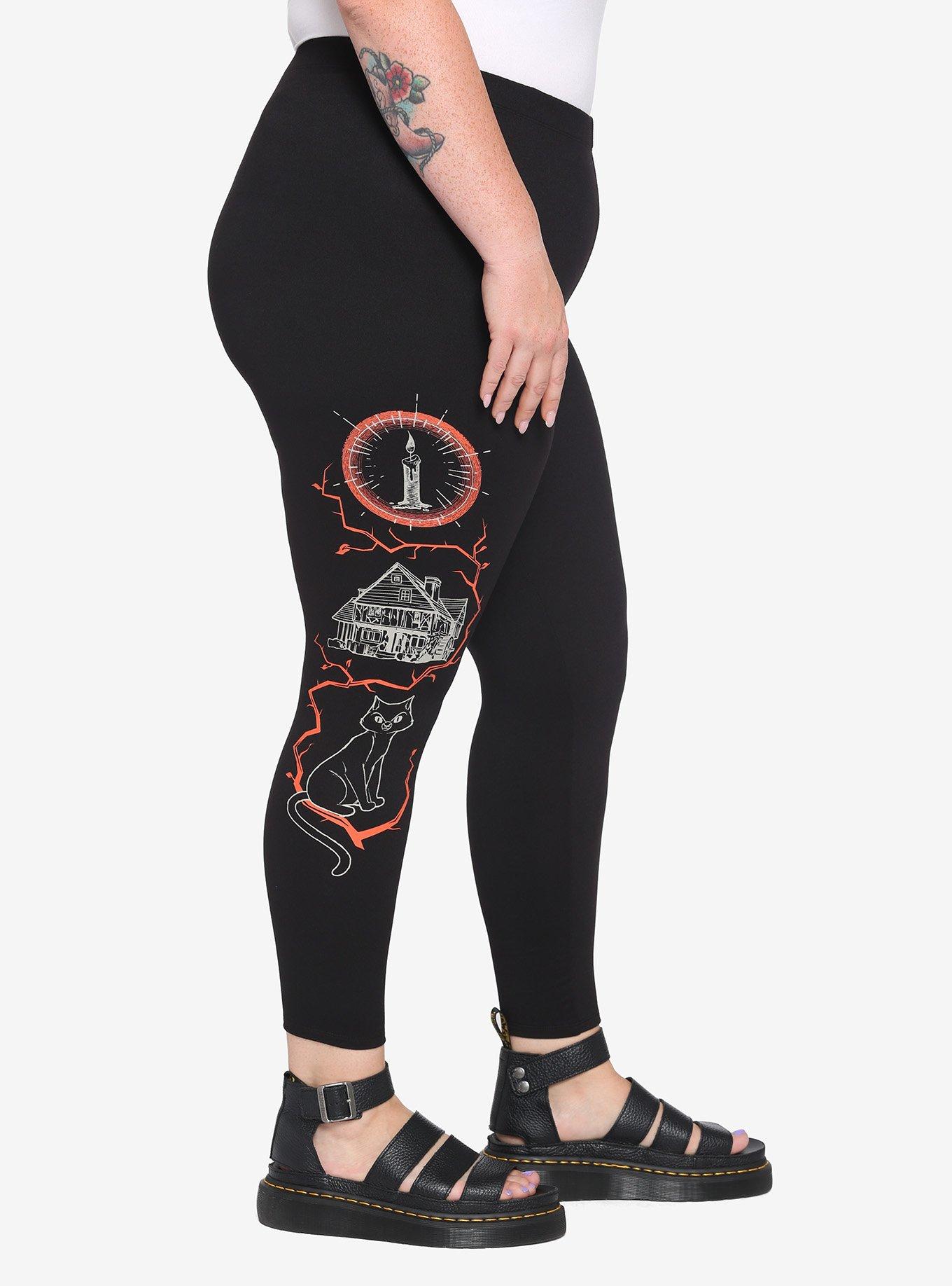 Disney Hocus Pocus Lightning Leggings Plus Size, MULTI, hi-res