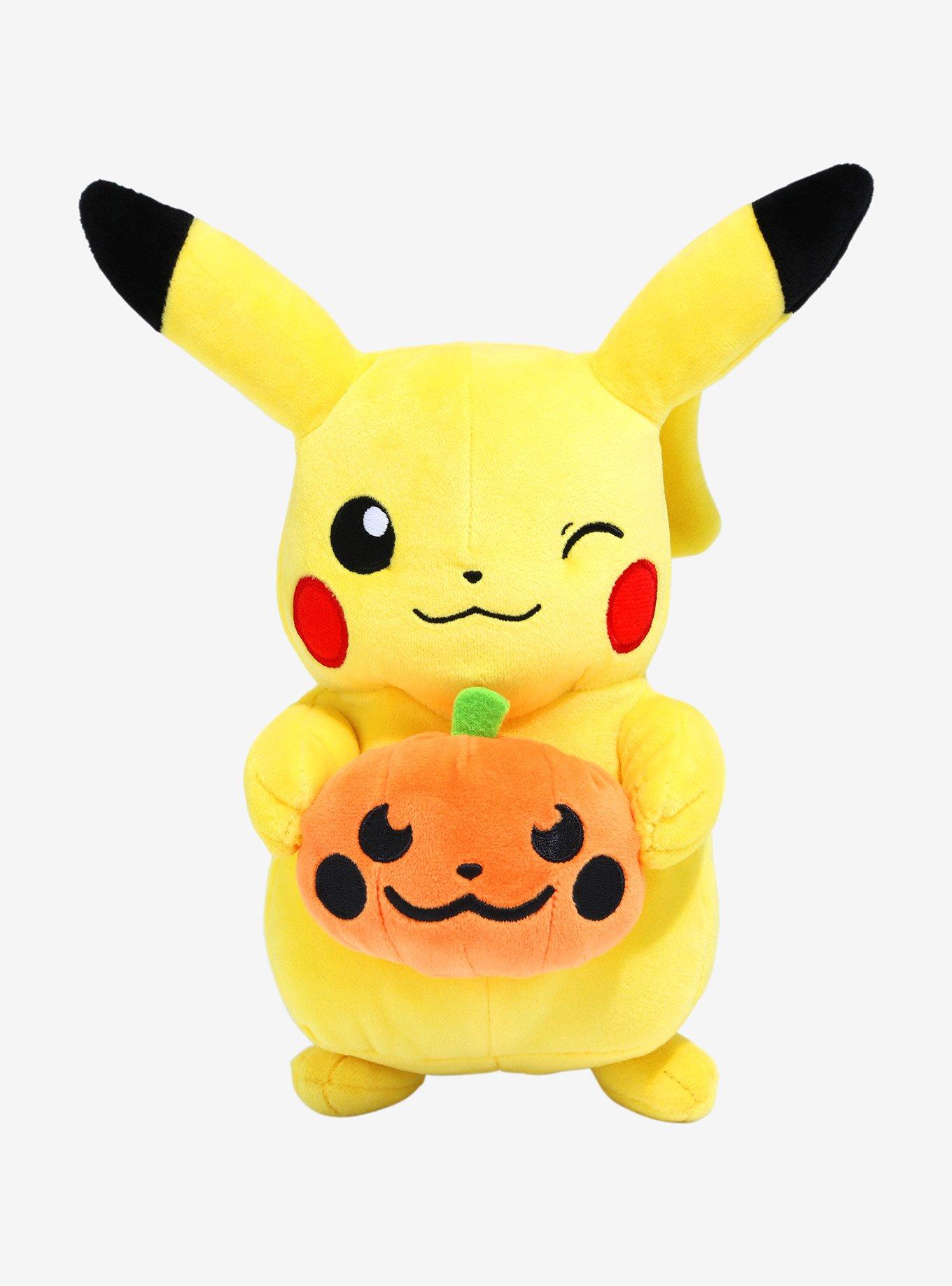 Pok&eacute;mon Pikachu with Pumpkin 8 Inch Plush, , hi-res