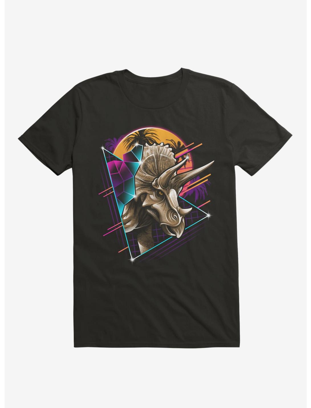 Rad Triceratops T-Shirt, BLACK, hi-res