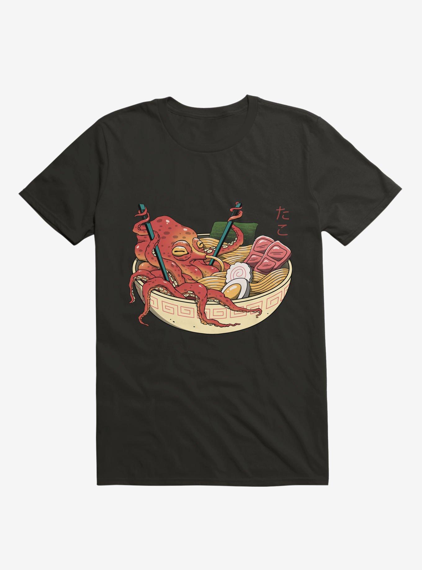 Tako Ramen T-Shirt, BLACK, hi-res