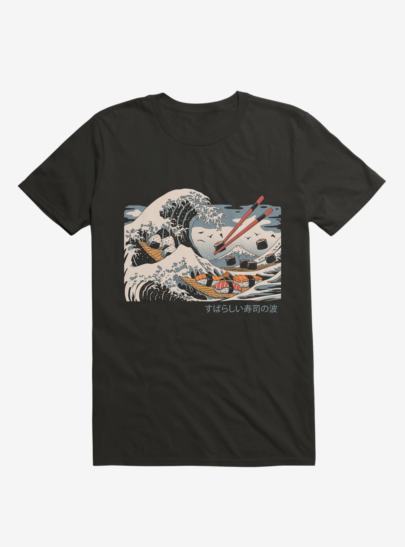 The Great Sushi Wave T-Shirt, , hi-res