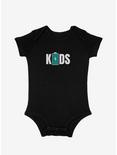 Mommy & Me Kids Full Battery Infant Bodysuit, BLACK, hi-res