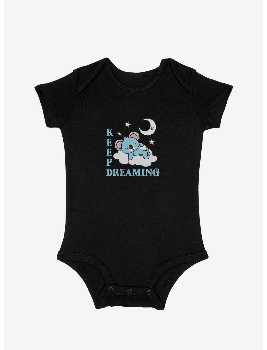 Mommy & Me Keep Dreaming Infant Bodysuit, BLACK, hi-res