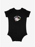 Mommy & Me Let's Chill Infant Bodysuit, BLACK, hi-res